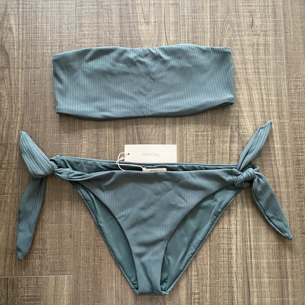 Eberjey Bikini Set. Size S, Green